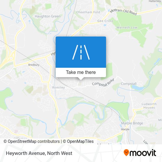 Heyworth Avenue map