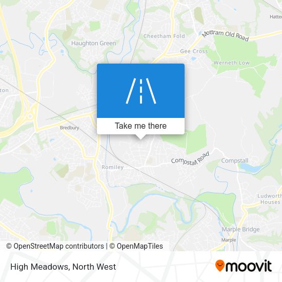 High Meadows map