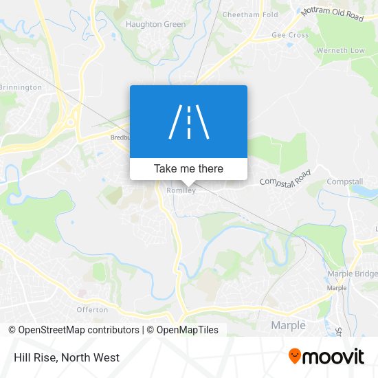 Hill Rise map