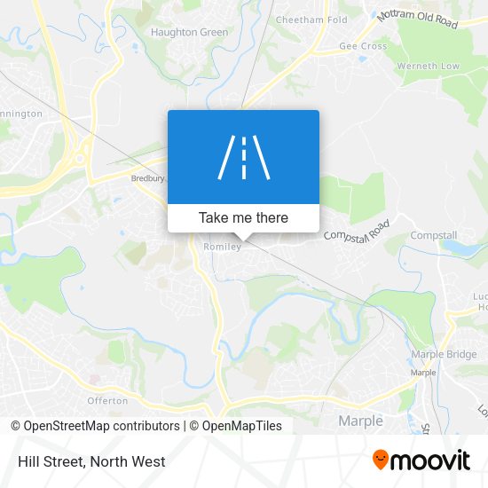 Hill Street map