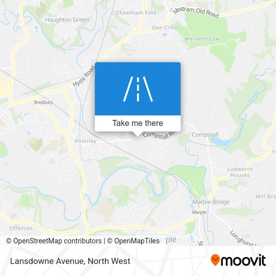 Lansdowne Avenue map
