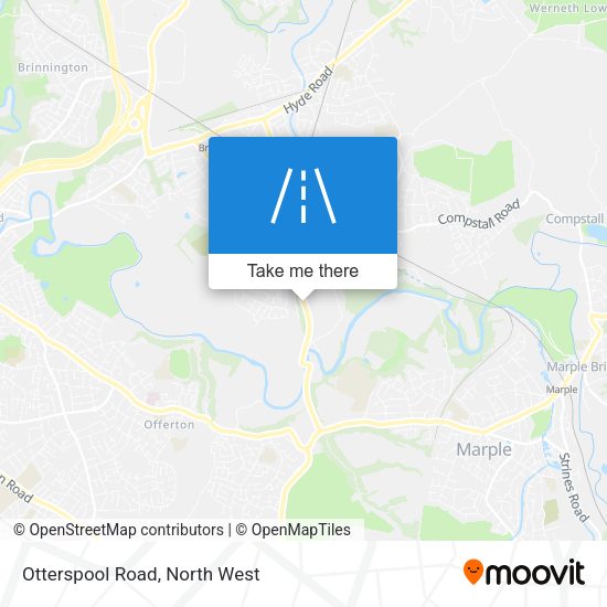 Otterspool Road map