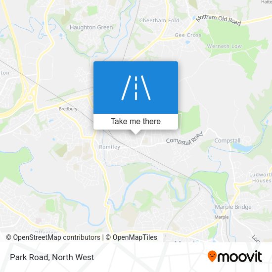 Park Road map