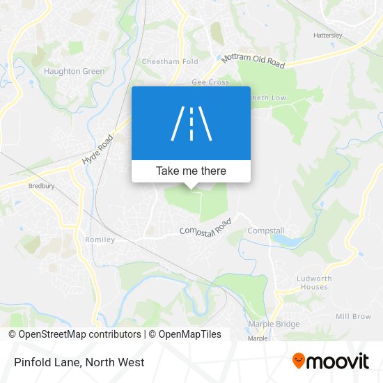 Pinfold Lane map