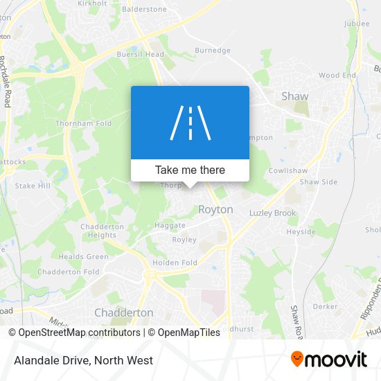 Alandale Drive map