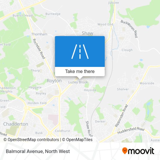 Balmoral Avenue map