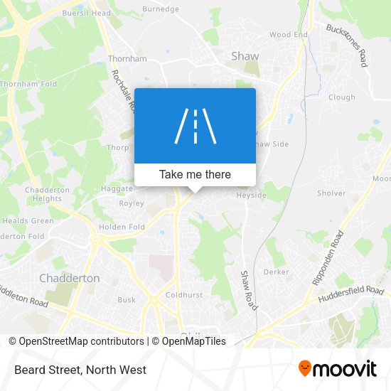 Beard Street map