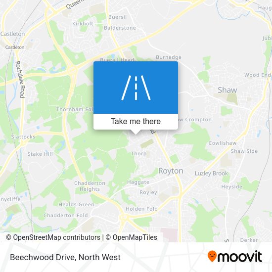 Beechwood Drive map