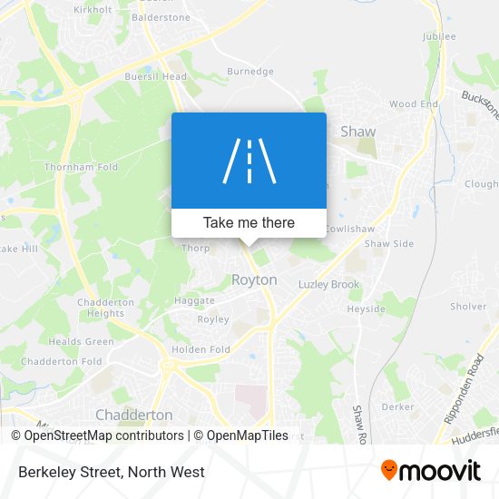 Berkeley Street map