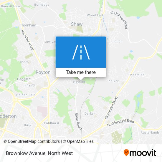 Brownlow Avenue map