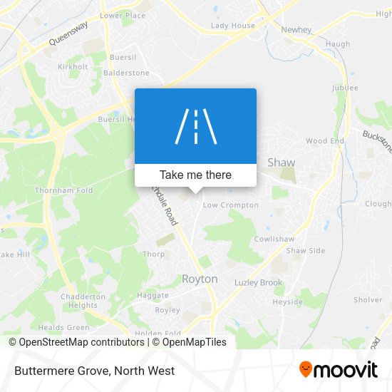 Buttermere Grove map