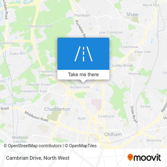 Cambrian Drive map