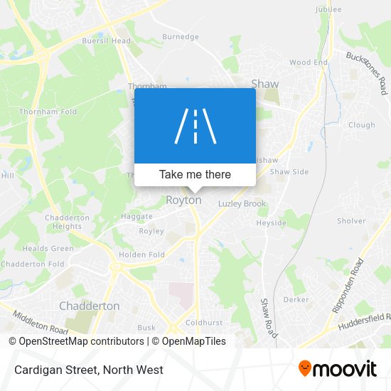 Cardigan Street map