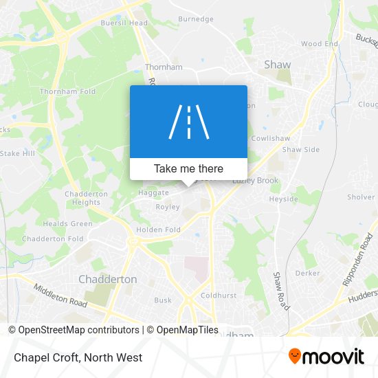 Chapel Croft map