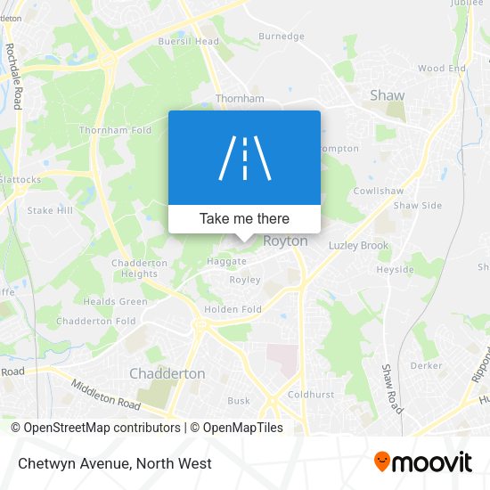 Chetwyn Avenue map