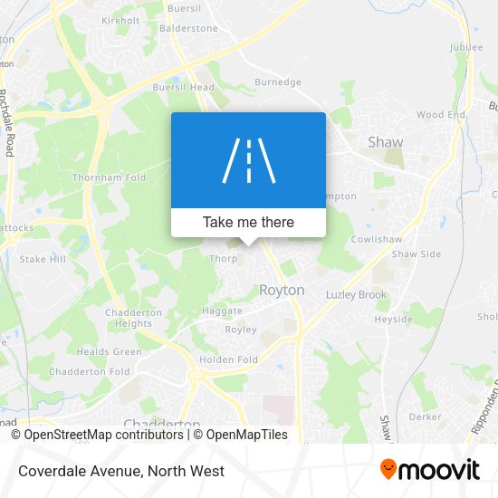 Coverdale Avenue map