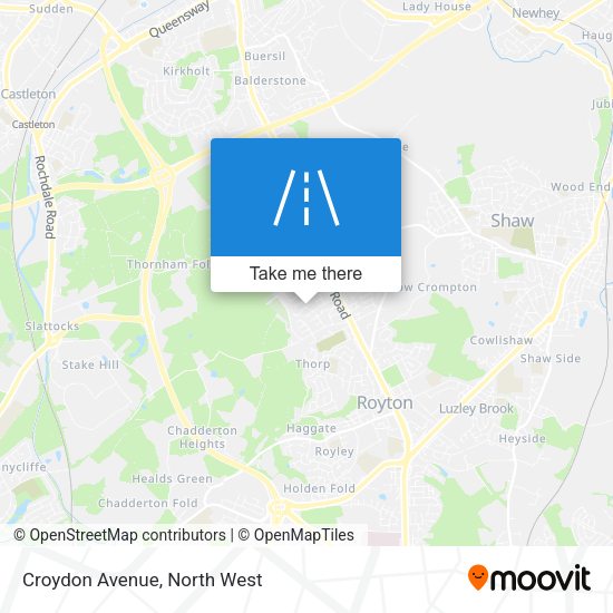 Croydon Avenue map