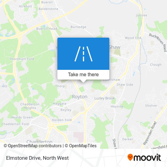 Elmstone Drive map
