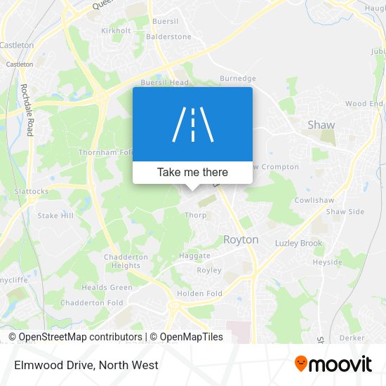 Elmwood Drive map