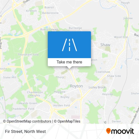 Fir Street map