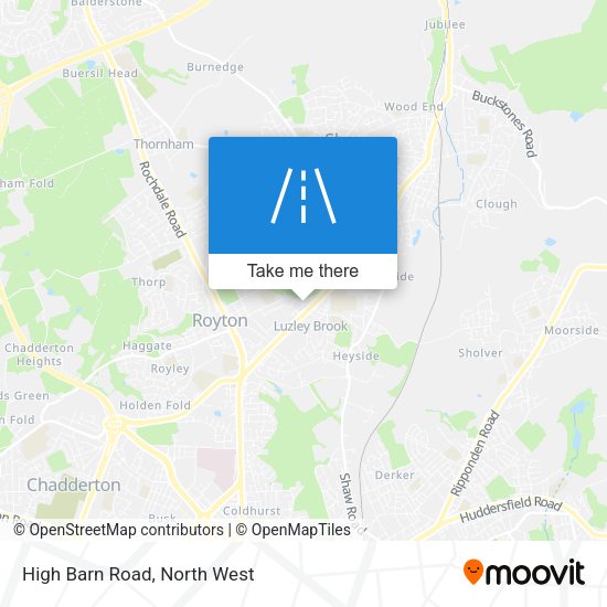 High Barn Road map