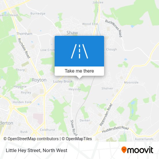 Little Hey Street map