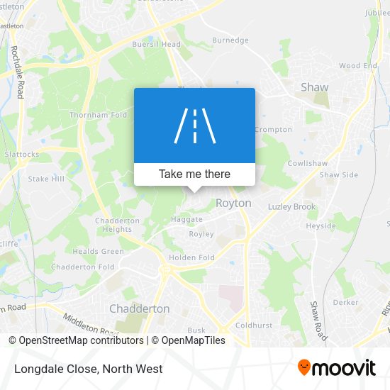 Longdale Close map