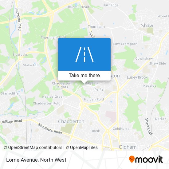Lorne Avenue map
