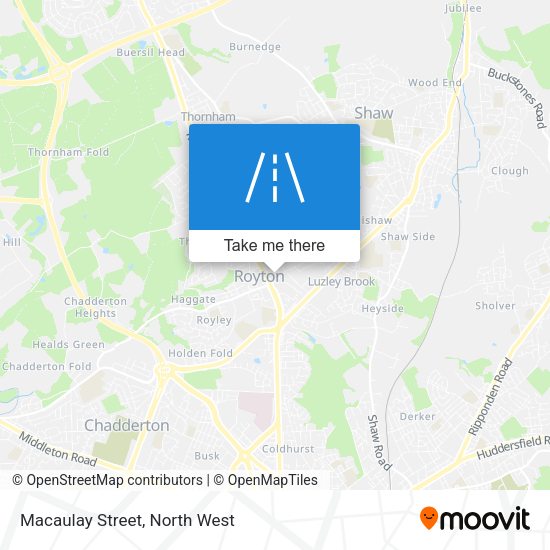 Macaulay Street map