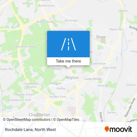 Rochdale Lane map