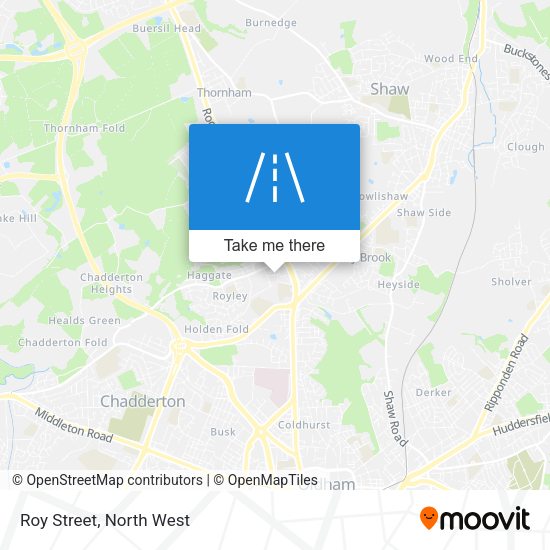 Roy Street map