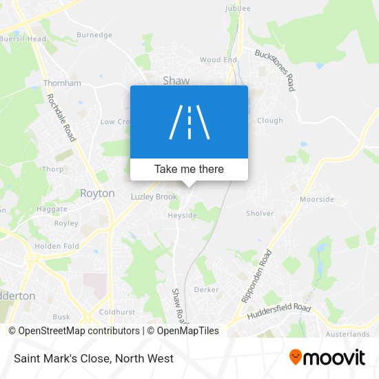 Saint Mark's Close map