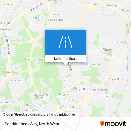 Sandringham Way map