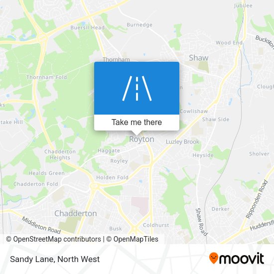 Sandy Lane map