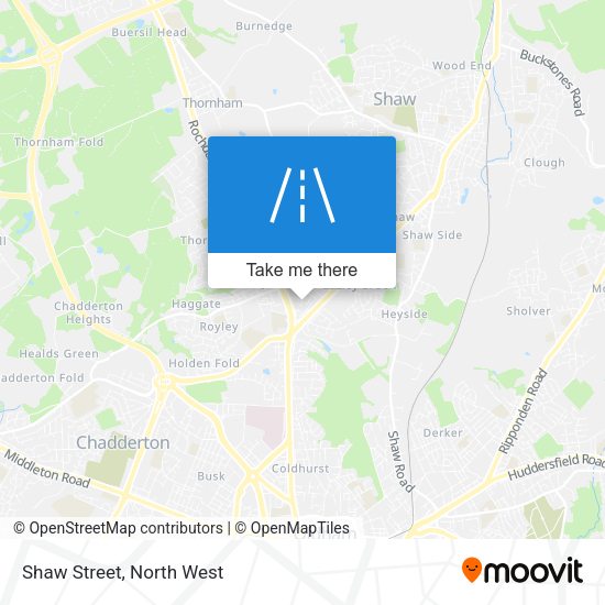 Shaw Street map