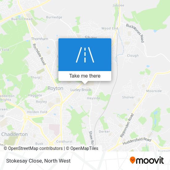 Stokesay Close map