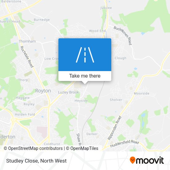 Studley Close map