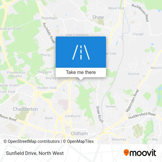 Sunfield Drive map