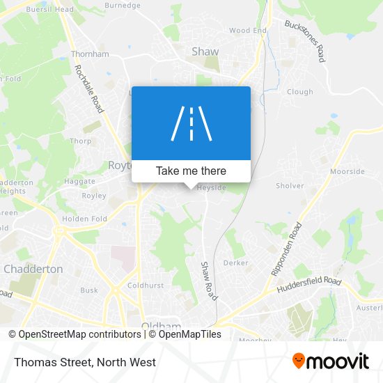 Thomas Street map
