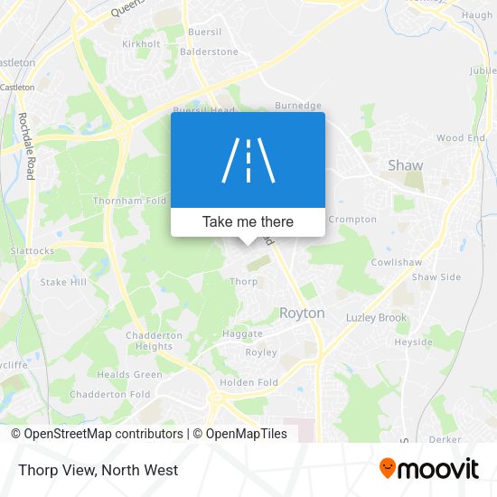 Thorp View map