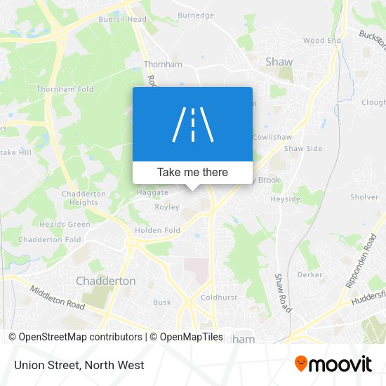 Union Street map