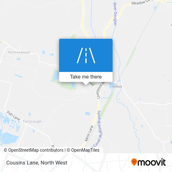 Cousins Lane map