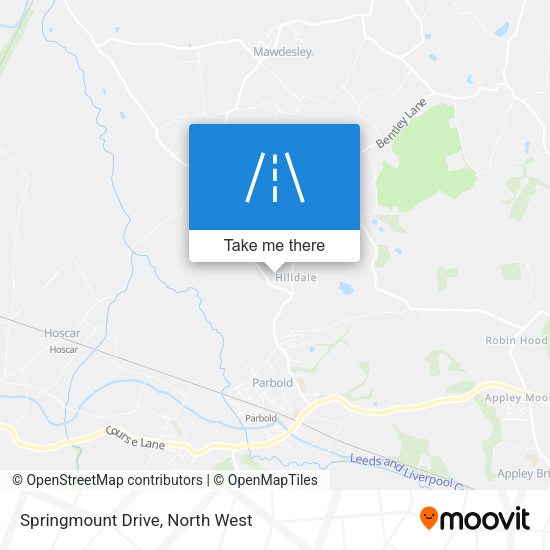 Springmount Drive map