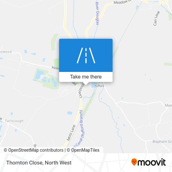 Thornton Close map