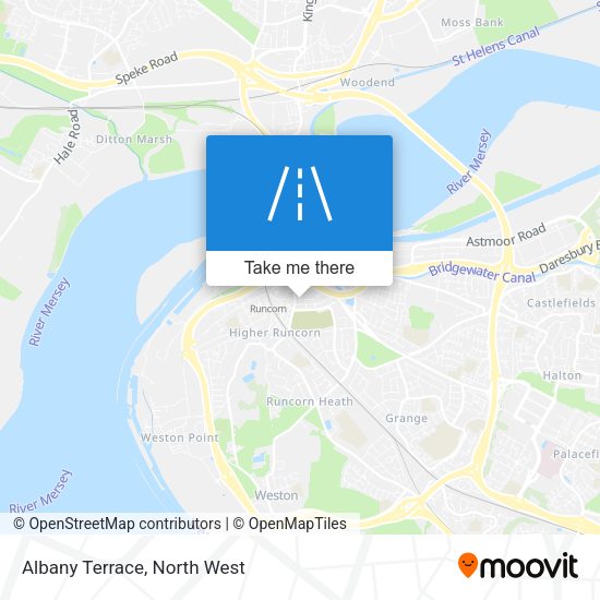 Albany Terrace map