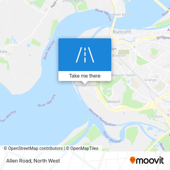 Allen Road map