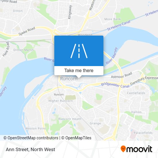 Ann Street map