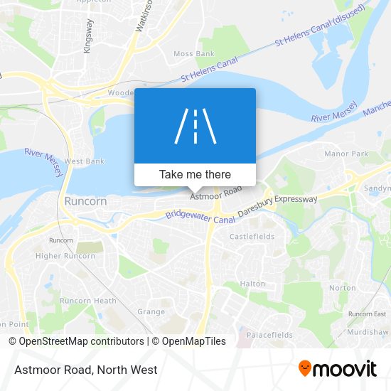 Astmoor Road map
