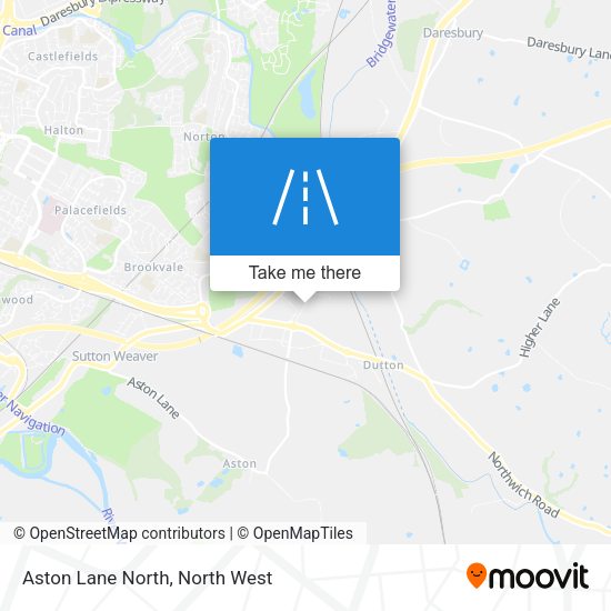 Aston Lane North map