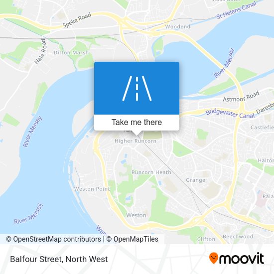 Balfour Street map